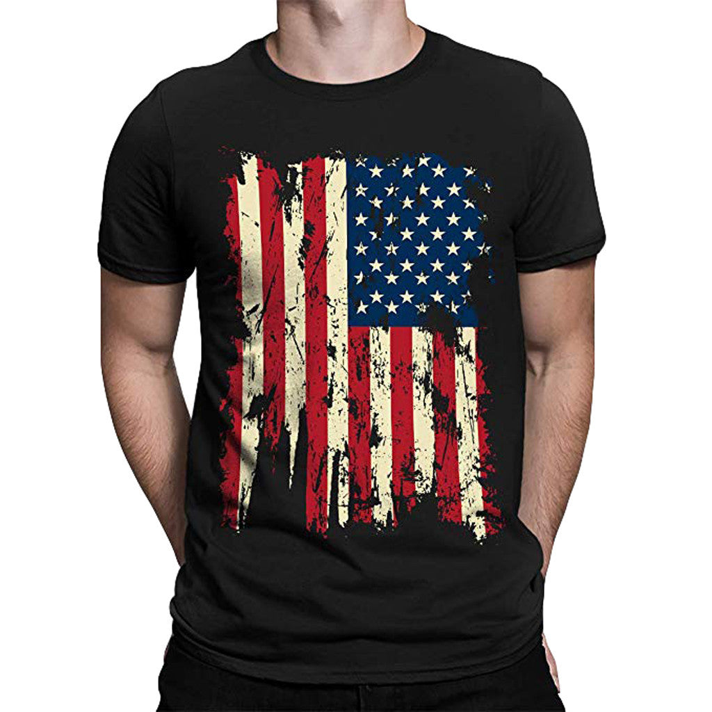 Men's American Flag Short Sleeve T-shirt