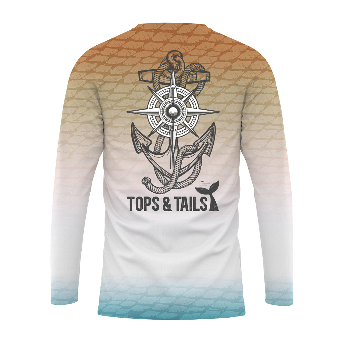 Anchor with Compass Long Sleeve UPF 50 Performance Shirt - Made in the –  Tops & Tails Boutique