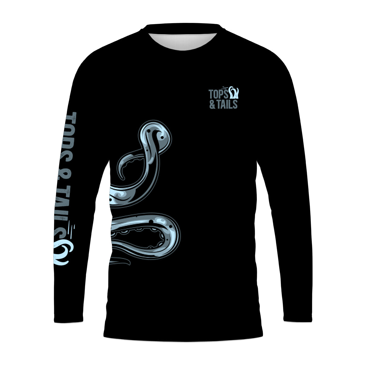 Inky Depths Octopus Performance Long Sleeve UPF 50 - Made in the USA