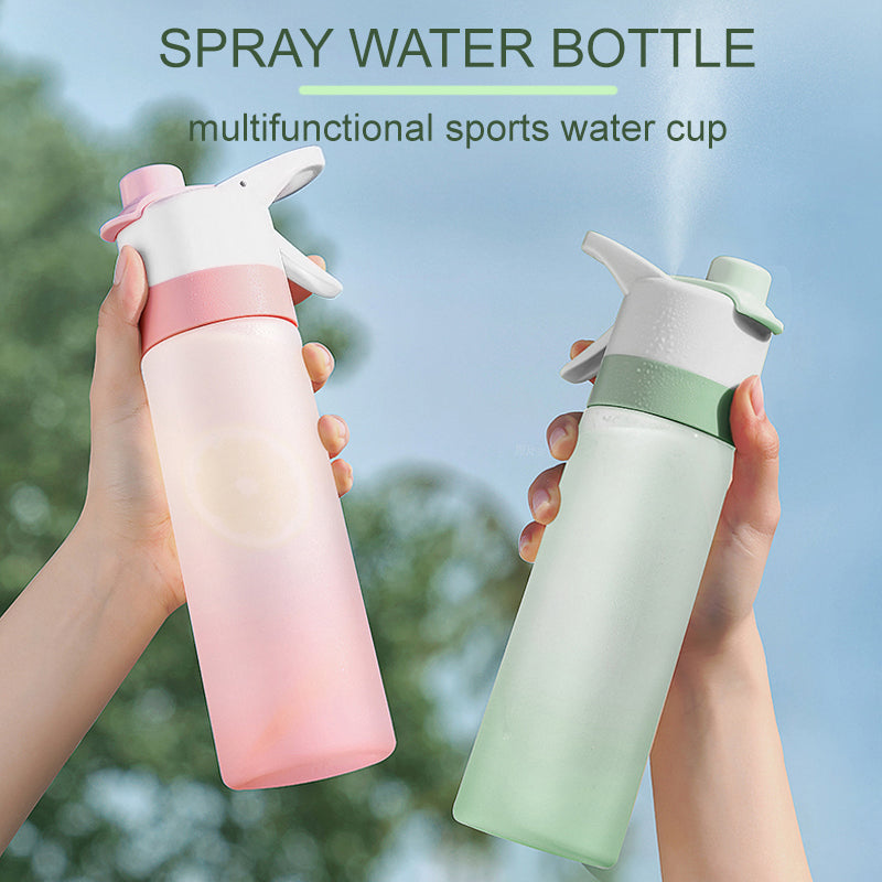 Water Bottle For Girls Outdoor Sport Fitness Water Cup Large Capacity Spray Bottle BPA Free