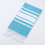 Tassel stripe beach cotton children towel