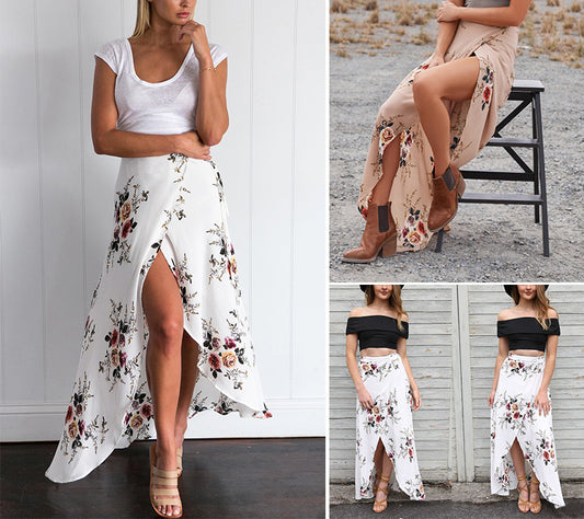 Long Flowy Beach Skirt