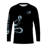 Inky Depths Octopus Performance Hoodie Long Sleeve UPF 50   - Made in the USA