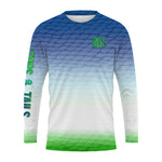 Emerald Bass Scales Performance Long Sleeve UPF 50   - Made in the USA