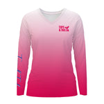 Women's Pink Mermaid Performance Long Sleeve Shirt - Made in the USA