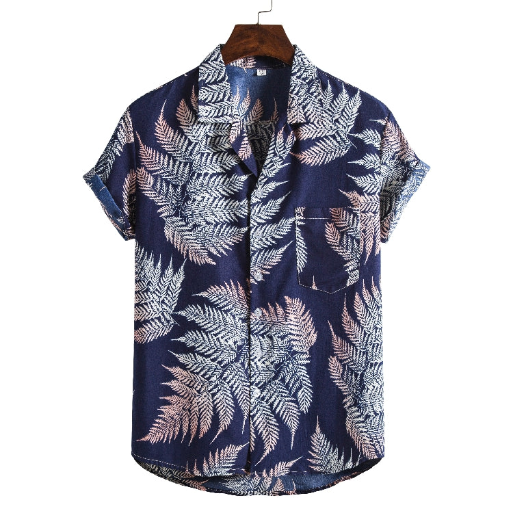 Short Sleeved Beach Shirts In Different Colors And Patterns