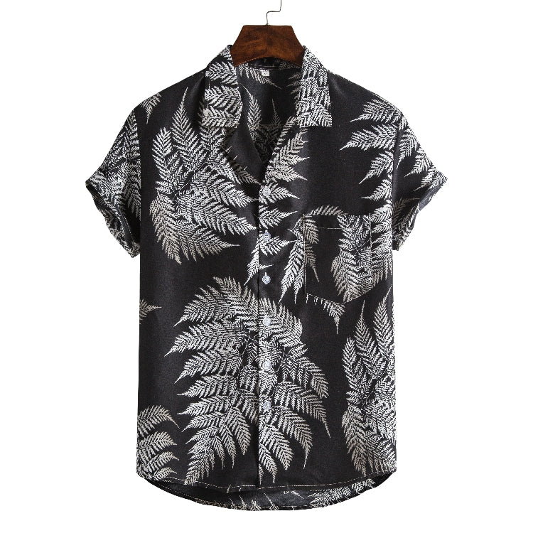 Short Sleeved Beach Shirts In Different Colors And Patterns