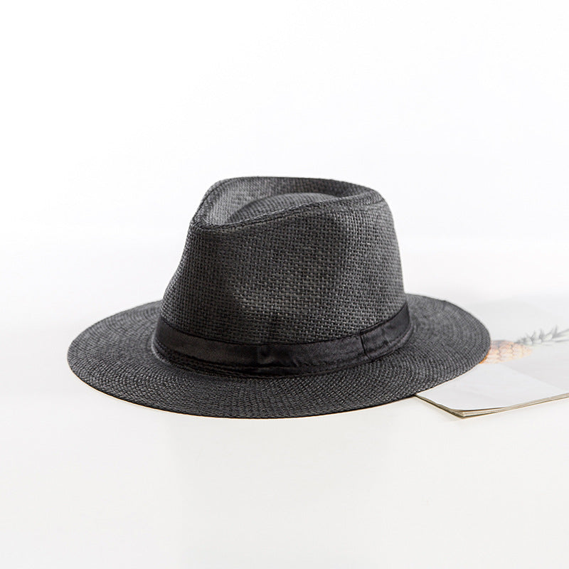 Casual Jazz Beach Straw British Hat