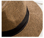 Casual Jazz Beach Straw British Hat