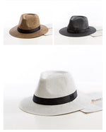 Casual Jazz Beach Straw British Hat