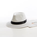 Casual Jazz Beach Straw British Hat