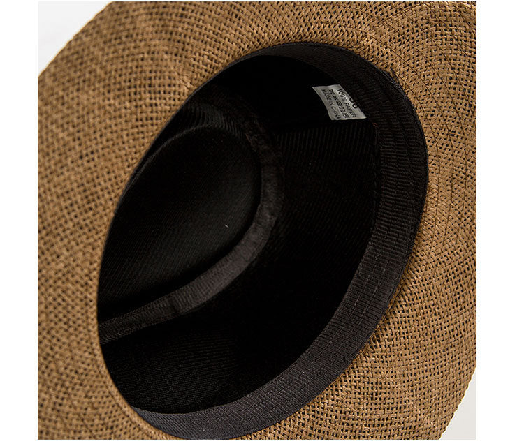 Casual Jazz Beach Straw British Hat