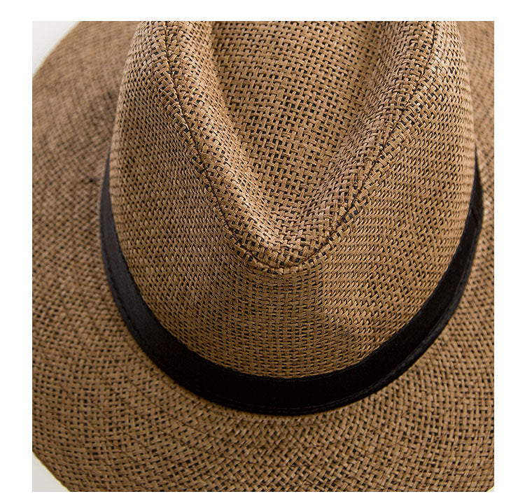 Casual Jazz Beach Straw British Hat