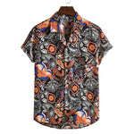 Short Sleeved Beach Shirts In Different Colors And Patterns