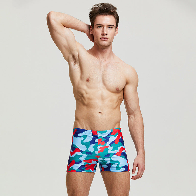 Breathable Quick-drying Embarrassing Printed Swim Trunks