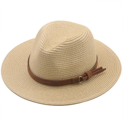 Women's Outdoor Beach Sunscreen Straw Hat