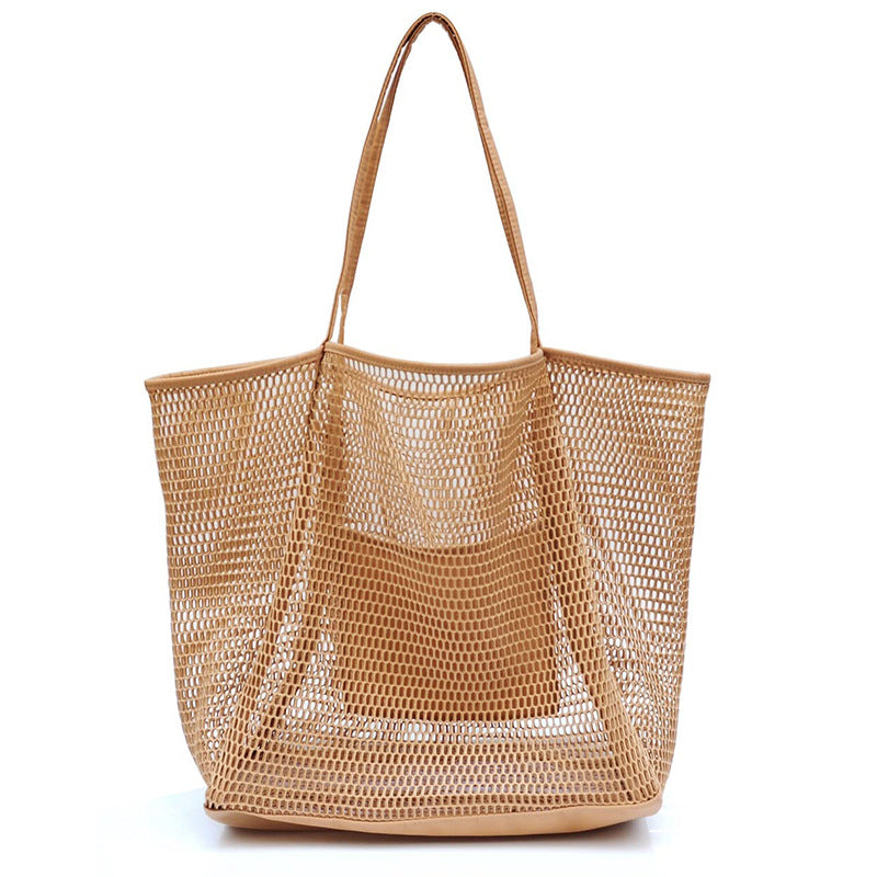 Beach Tote Storage Large Capacity Mesh Hollow Bag