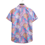 Spring And Summer New Men's Beach Flower Shirt Hawaiian Shirt