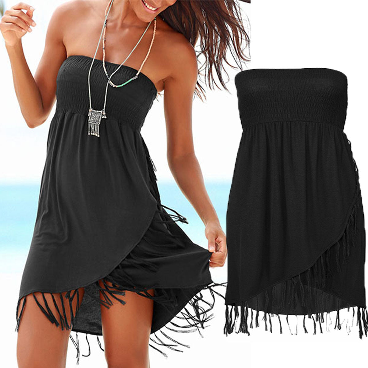 Women's Sleeveless Casual Beach Dress