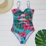 Tube top one-piece swimsuit