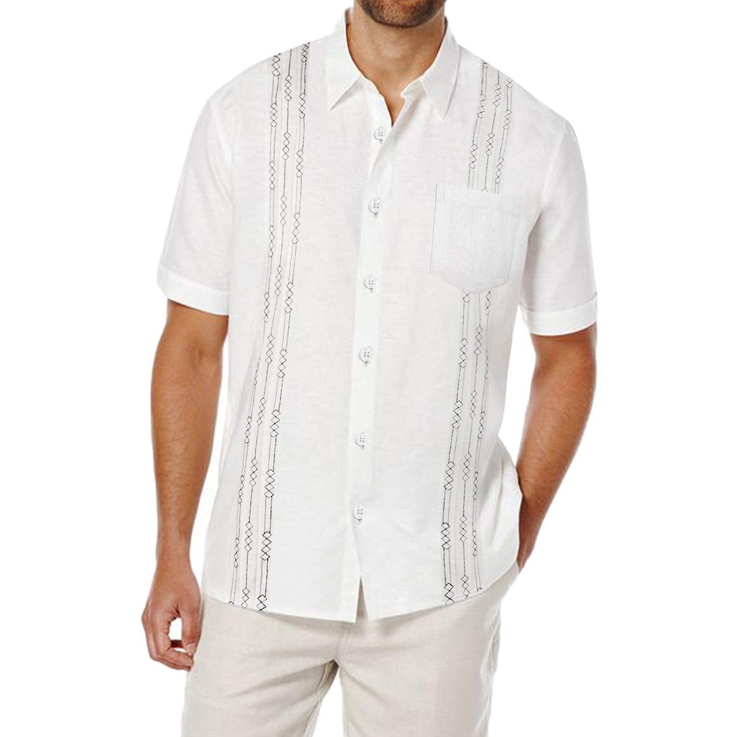 Cuban Style Beach Shirt In Different Colors