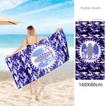 Double Sided  Microfiber Fleece  Beach Towel