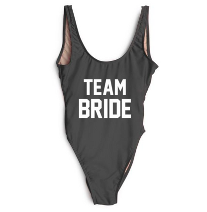 One-piece Swimsuit Letter Printing