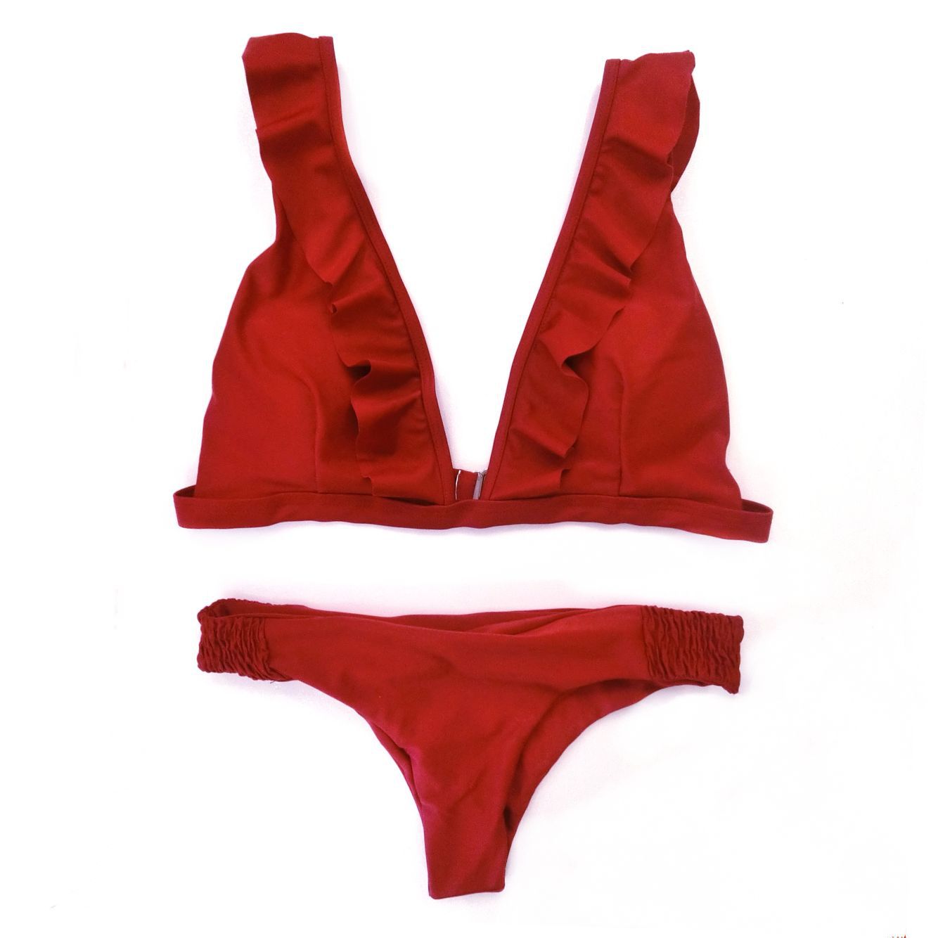 Sexy Red Split Bikini