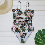 Tube top one-piece swimsuit