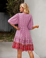 Bohemian Resort  Sleeve Dress