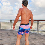 Quick-drying men's swim trunks