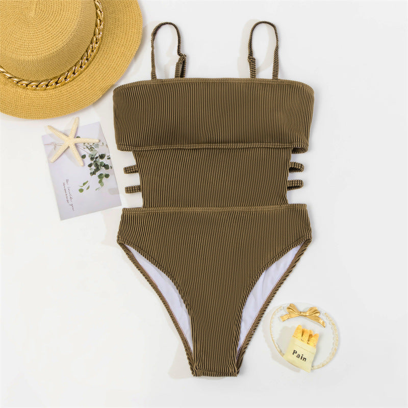 Women's European And American One Piece Swimsuit Bikini