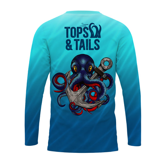 Octopus Long Sleeve UPF 50  Performance Shirt - Made in the USA