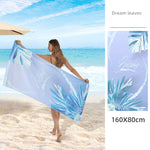 Double Sided  Microfiber Fleece  Beach Towel