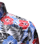 Summer Beach Short-sleeved Floral Shirt