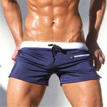 Men's Front Pocket Swim Shorts Quick Dry Beach