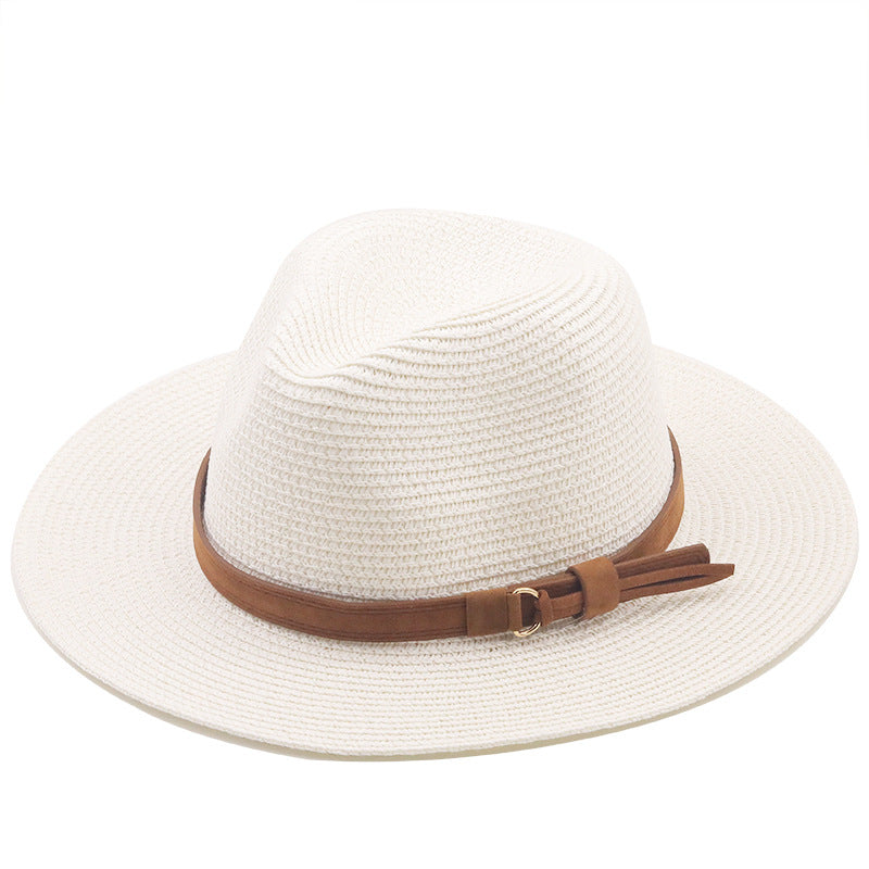 Women's Outdoor Beach Sunscreen Straw Hat