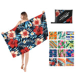 Double Sided  Microfiber Fleece  Beach Towel