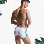 Navy Style Men's Trendy Beach Swim Shorts