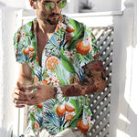 Casual Beach  Hawaiian Lapel Short Sleeves Shirt